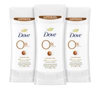 DOVE DEODORE Stice Shea Butter 3 Conteo de desodorante no irritante para el cuidado de las axilas de aluminio Desodorante libre de aluminio 2.6 oz