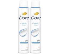 Dove Desodorante Aerosol Protección 48 horas Cuidado Esencial Classic 200 ML (Paquete de 2)