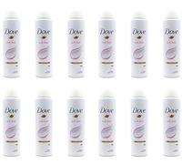 Dove - Desodorante antitranspirante en spray Soft Feel, 0% alcohol desodorante que protege 48 horas contra el olor corporal y la humedad de las axilas, 150 ml (12 unidades)