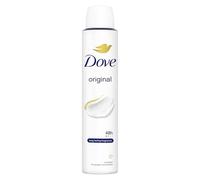 Dove Desodorante en spray antitranspirante, original 0% alcohol, protege 48 horas contra el olor corporal y la humedad de las axilas, 200 ml