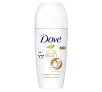 Dove, Desodorante Roll On Advanced Care Coco, antitranspirante, fórmula suave con triple efecto hidratante, protección hasta 48 horas, desodorante para hombres y mujeres, 50 ml