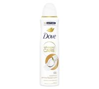 Dove Desodorante Spray Advanced Care Go Fresh Coco y flores de jazmín, fórmula hidratante y delicada para la piel, sin alcohol, piel seca hasta 72 horas, desodorante para hombre y mujer, 6 piezas