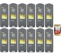 Dove, Doccia Dove Men+Care Sports Active Fresh 3 en 1 hidratante corporal, cara y cabello con tecnología micromisturente, humedad 12 x 250 ml. + Polpa italiana Gourmet 400 g