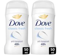 DOVE Dove Deodorant Stick 50Ml Classic para uso profesional para mejorar el rendimiento en cada uso con medida o especificación 50M (Paquete de 2)