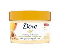 Dove Exfoliante exfoliante corporal de almendra y manteca de mango, 310 ml