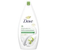 Dove Gel de Ducha Fresco, cuidado hidratante dermo-natural, Manzana y Cedro, 1/4 crema hidratante, dermatológicamente probado, baño de espuma para mujeres y hombres, botella 100% reciclada* 450 ml
