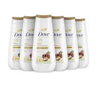 Dove Gel de Ducha Hidratante Dulce Gel de Ducha Hidratante Fórmula Suave en Microbiomas de la Piel con Hidratantes Vegetales Sin SLES Baño de Ducha para Mujer y Hombre - Pack de 6 unidades de 225 ml