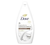Dove Gel de ducha suave y nutritivo, cuidado hidratante dermo-natural, aceite de coco, 1/4 crema hidratante, dermatológicamente testado, gel de ducha para mujeres y hombres, botella 100% reciclada