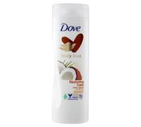 Dove Hidratante, con aceite de coco y leche de almendras, loción corporal para piel seca, 400 ml