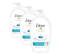 Dove Jabón Líquido de Manos Cuida y Protege con Dosificador 250ml (Paquete de 3)
