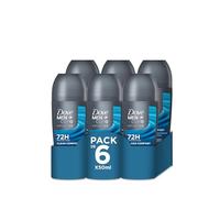 Dove Men +Care Advanced Roll-On Clean Comfort Protección 72 horas, 50 ml, pack de 6 Unidades