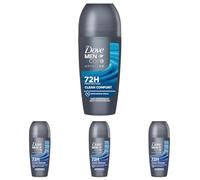 Dove Men +Care Advanced Roll-On Clean Comfort Protección 72 horas 50ml (Paquete de 4)