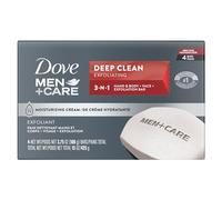 Dove Men+Care Body and Face Bar, Deep Clean 4 oz, 4 Bar by Dove