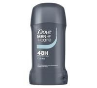 Dove Men+Care Clean Comfort - Desodorante con ¼ de tecnología hidratante antitranspirante en barra para 48 horas de protección contra el sudor y el olor, 50 ml