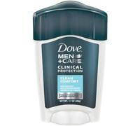 Dove Men + Care Clinical Protection Desodorante antitranspirante Solid Clean Comfort 1.70 oz (Paquete de 4)