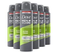 Dove Men Care Desodorante Aerosol extra fresco, paquete de 6 (6 x 150 ml)