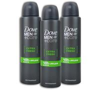Dove Men+Care - Desodorante antitranspirante en spray extra fresco que protege 48 horas contra el olor corporal y el sudor, 150 ml, 6 unidades