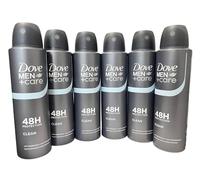 Dove Men & Care Desodorante en spray antitranspirante en spray corporal Clean Comfort 6 x 150 ml