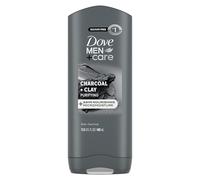 Dove Men+Care Elements - Gel de baño de carbón y arcilla, 13.5 onzas, elimina eficazmente las bacterias mientras nutre tu piel
