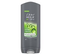 Dove Men+Care Gel de ducha 3 en 1 Extra Fresh para cuerpo, cara y cabello, con efecto de cuidado de 24 horas, 400 ml, 1 unidad