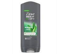 Dove Men+Care Gel de ducha 3 en 1 para cuerpo, cara y cabello - Minerals+Sage Reviving - 12 unidades