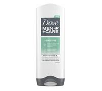 Dove Men+Care Gel de ducha 3 en 1 Sensitive para cuerpo, cara y cabello para piel sensible y seca, 250 ml, 6 unidades
