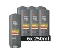 Dove Men+ Care Sport - Gel de ducha (6 unidades, 250 ml)