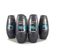 Dove Men Clean Comfort anti-Perspirant Desodorante Roll-On, 50 ml, pack de 6