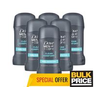 Dove Men Clean Comfort Stick desodorante 48H protección contra olores de...