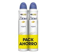 Dove Pack Ahorro Desodorante Aerosol 48h Original Sin Alcohol para Mujer, con Aceite Nutritivo 100% Natural y 1/4 de Crema Hidratante, Pack de 2 x 200 ml