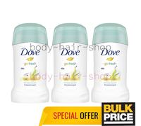 Dove Pear Aloe Desodorante Stick Mujeres 40ml x3 Fresh Scent Protección...
