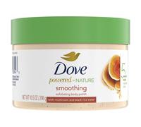 Dove Powered By Nature Smoothing Body Polish Exfoliante con mezcla de 5 ingredientes de origen natural para el cuidado de la piel, 10.5 oz (paque