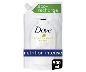 Dove Recharge Savon Lavant Antibactérien Original, Format généreux et pratique, Pour des mains douces et hydratées 500ml