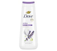 Dove Relaxing Body Wash Calma y calma la piel, aceite de lavanda y manzanilla, elimina eficazmente las bacterias y cuida tu piel, 625 ml