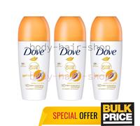 Dove Roll-On Go Fresh Advanced Care Passion Fruit 72H Sweat Odor Shield 3-Pack