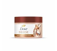 Dove Scrub: Brown Sugar & Coconut Mantequilla para exfoliar la piel suave y lisa Restablece nutrientes de la piel 297,7 g