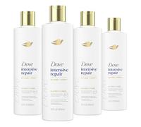 Dove Strengthening Acondicionador Intensive Repair 4 count for Damaged Hair Deep Conditioner with Bio-Nourish 12oz