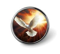 Dove Sun Art - Pin de solapa para hombres y mujeres, broche de metal ligero de aleación de aluminio para camisas, chaquetas, sombreros, corbatas, elegante accesorio de moda y regalo para eventos