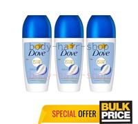 Dove Talco Desodorante Roll-On Advanced Care 72H Protección contra olores...