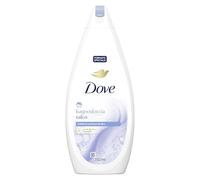 Dove Talco - Fórmula Dermo Natural Hidratante con Crema Hidratante 1/4, Dermatológicamente probada, Gel de Ducha para Mujer y Hombre, Botella 100% Reciclada * 750 ml