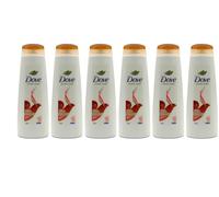 Dove Ultra Care Long & Radiant Champú para cabello largo y sin fuerza, hasta 10 x menos spilss* 250 ml (6 unidades)