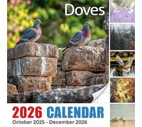 Doves Calendar 2026: Symbolizing peace and grace in every seasonal scene | Kalender Calendario Calendrier