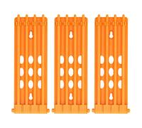 Doves Foot Hoops Frame 4 Column Independent Save Space Racing Doves Supplier Foot Place for Doves FarmYellow Doves Leg Hoops Holder 3Pcs (Yellow)