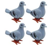 Doves Wind Up Toy for Kids Realistic Clockworks Bird Educational Doves Fun Windup Toy or Boys And Girls Room Decors 4PCS