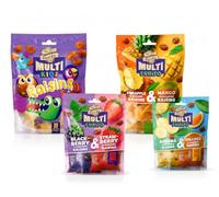 Dovido Kids-Mix 4 variedades snack frutal 12 cajas 8 mini bolsas 1344 g