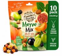 Dovido mezcla frutas 200 g fruta seca albaricoques higos vegano 10 ud
