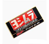 DOVPOD Pegatina For Tubo De Escape De Motocicleta, Pegatina De Aluminio Y Metal Resistente A Altas Temperaturas, Pegatina De Decoración Personalizada Modificada con Logo (Color : JH118)