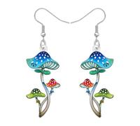 DOWAY Acrílico Divertido Setas Pendientes Colgante Quirky Primavera Verano Joyería Weird Regalos para Mujeres Niñas Mamá (Multi)