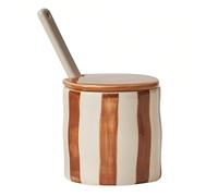 Dowbom Azucarero con tapa y cuchara, tarro de almacenamiento de 250 ml, contenedor de azúcar, azucarero, azucarera (A)