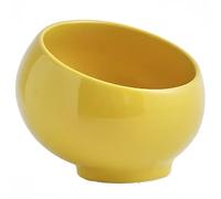 Dowbom CWW-003 - Cuenco para llaves para mesa de entrada, estante de metal para almacenamiento de caramelos, regalo de decoración del hogar, cuenco de dulces para oficina (amarillo, 6 pulgadas)